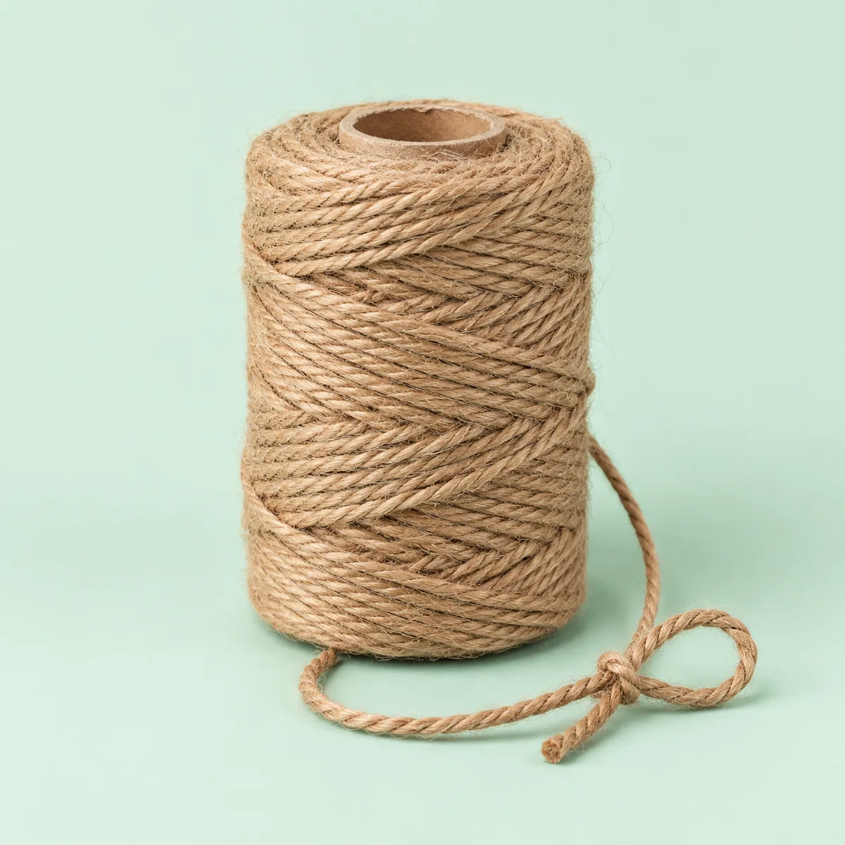 Natural Jute Gift-Tie Cord — Gift tie cords product concept / 天然黄麻礼品绑绳，礼品绑绳产品示意图
